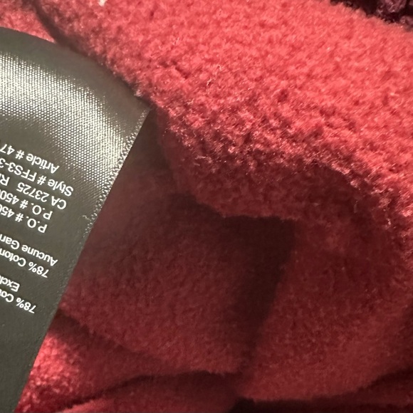 TNA burgundy hoodie size large - Picture 4 of 4